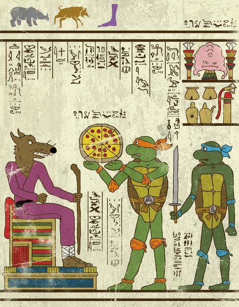 公式ショップ 古代エジプト壁画風