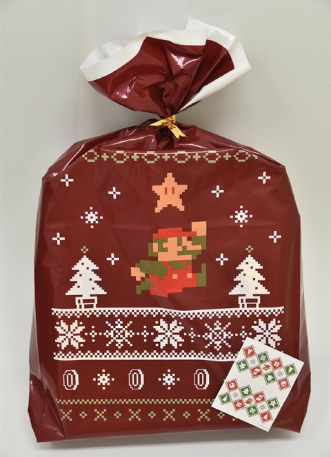クリスマスプレゼントにぴったりな ドット絵マリオのラッピングキットがamazonで販売中 3dsやwiiu関連商品と購入で500円割引も そうさめも