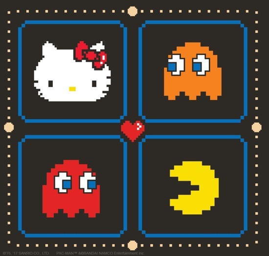 海外にて ハローキティとパックマンのコラボ Hello Kitty Pac Man が展開 コラボグッズや期間限定アプリもめっちゃかわいい そうさめも