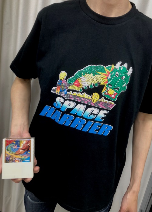 今日のゲームtシャツ ファッションセンターしまむらの スペースハリアー ファンタジーゾーン Tシャツ そうさめも