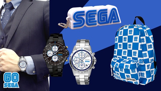SEGA×SEIKO セガ設立60周年 アニバーサリー 黒 腕時計 ウォッチ
